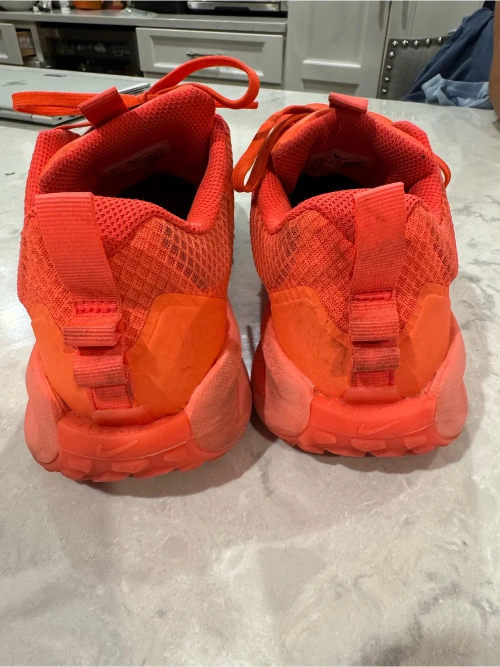 Nike Orange Cross Turf Baseball Cleats